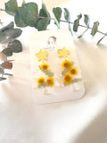 Wattle Christmas tree dangles with gold mirror acrylic star top