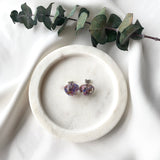 15mm  dome flower confetti studs