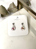 Mini tear drop purple Hardenbergs with silver ball top