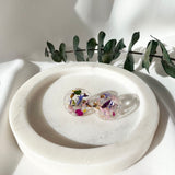 20mm round flower confetti stud