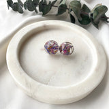 15mm  dome flower confetti studs