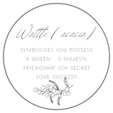 Small round wattle dangle