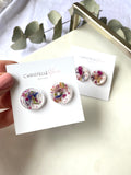 20mm round flower confetti stud
